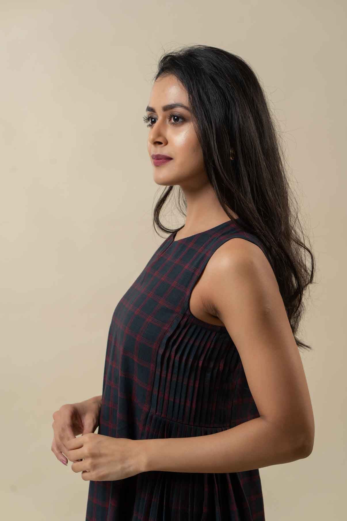 Black Muslin cotton dress