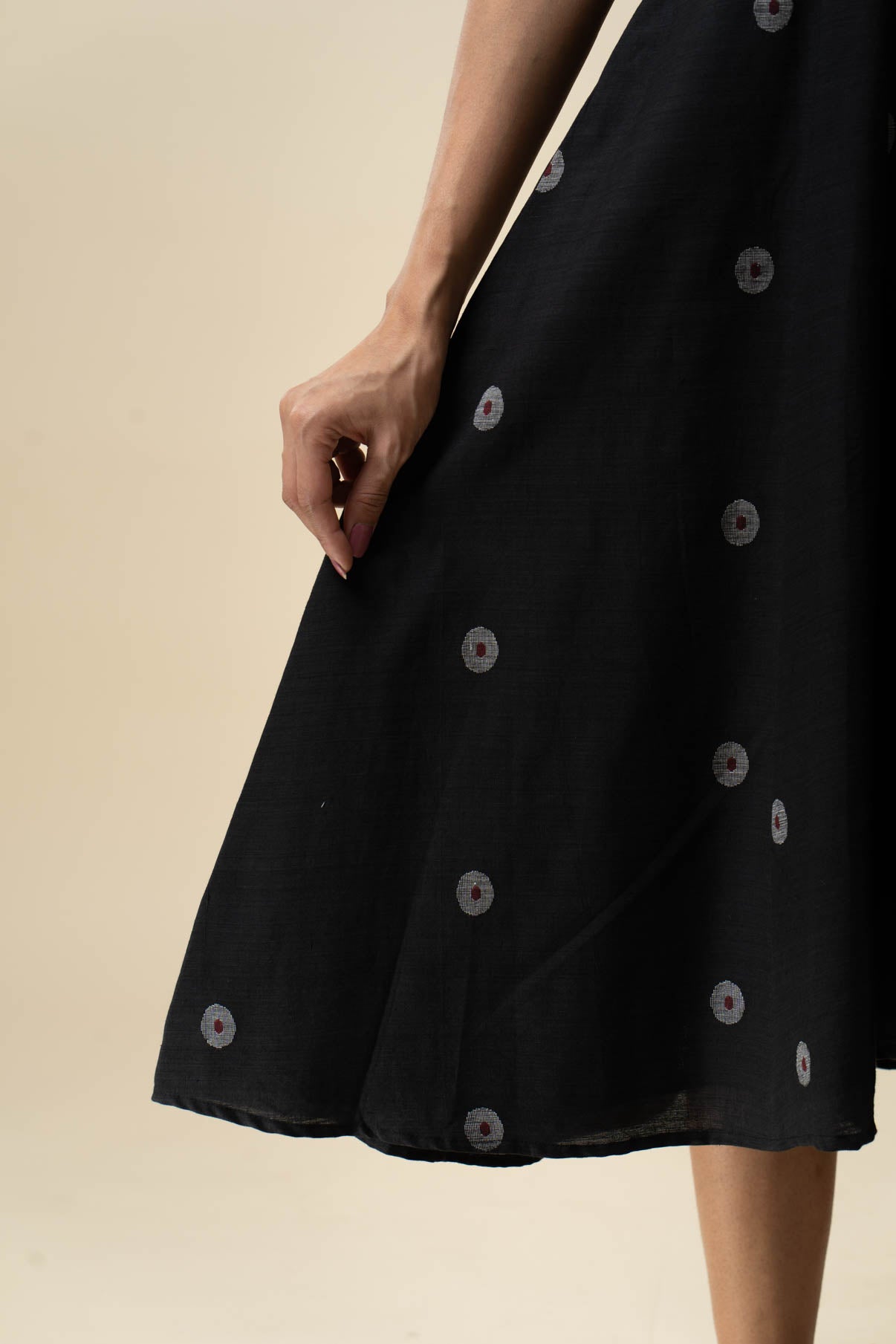 Black A- line kali dress